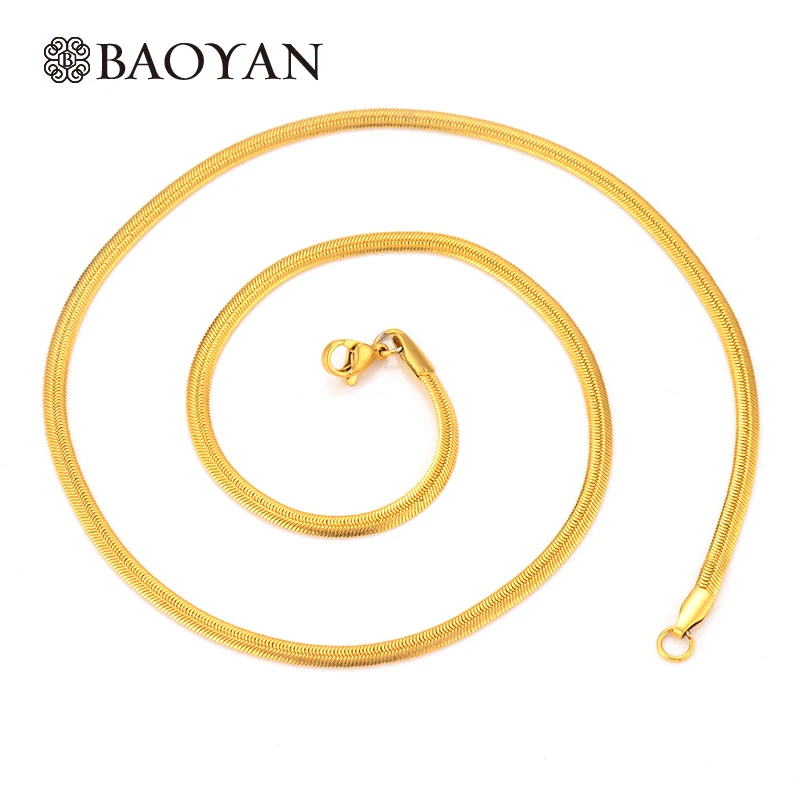 Женское Ожерелье и кулоны из нержавеющей стали винтажные аксессуары золотого