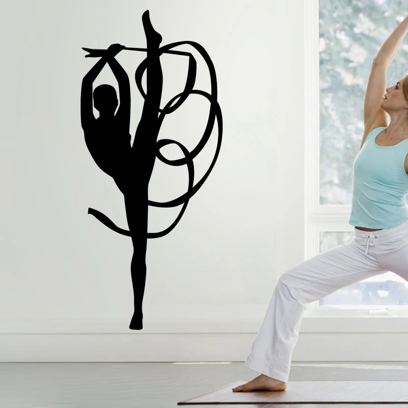 Художественная гимнастическая наклейка для фитнеса клуба бодибилдинга