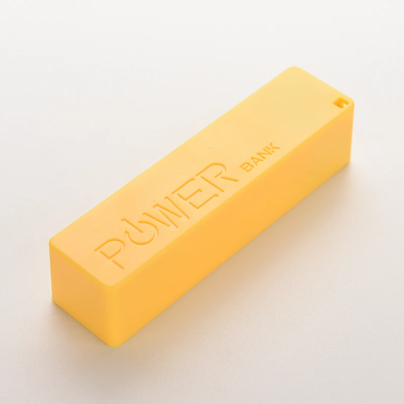 Оптовая продажа партиями по 6 Цвета пластиковые Мощность банка коробки 18650 5V 1A