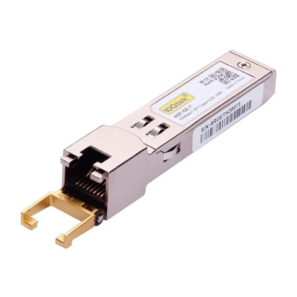 Экстремально MGBIC 02 совместимый 1000Base T SFP RJ45 медный приемопередатчик 100 метровый