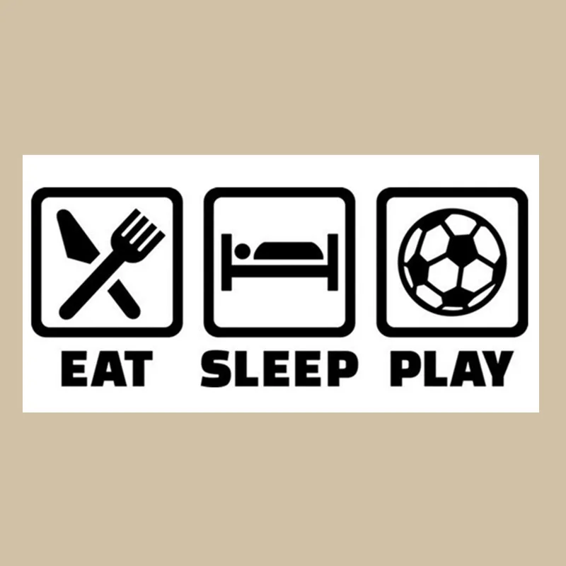Забавный Eat Soccer Sleep Repeat Пляжное душевое полотенце из микрофибры футбольные