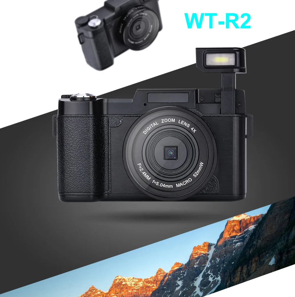 Цифровая камера Winait фотография макро объектива максимальной мощности 24 МП фото с