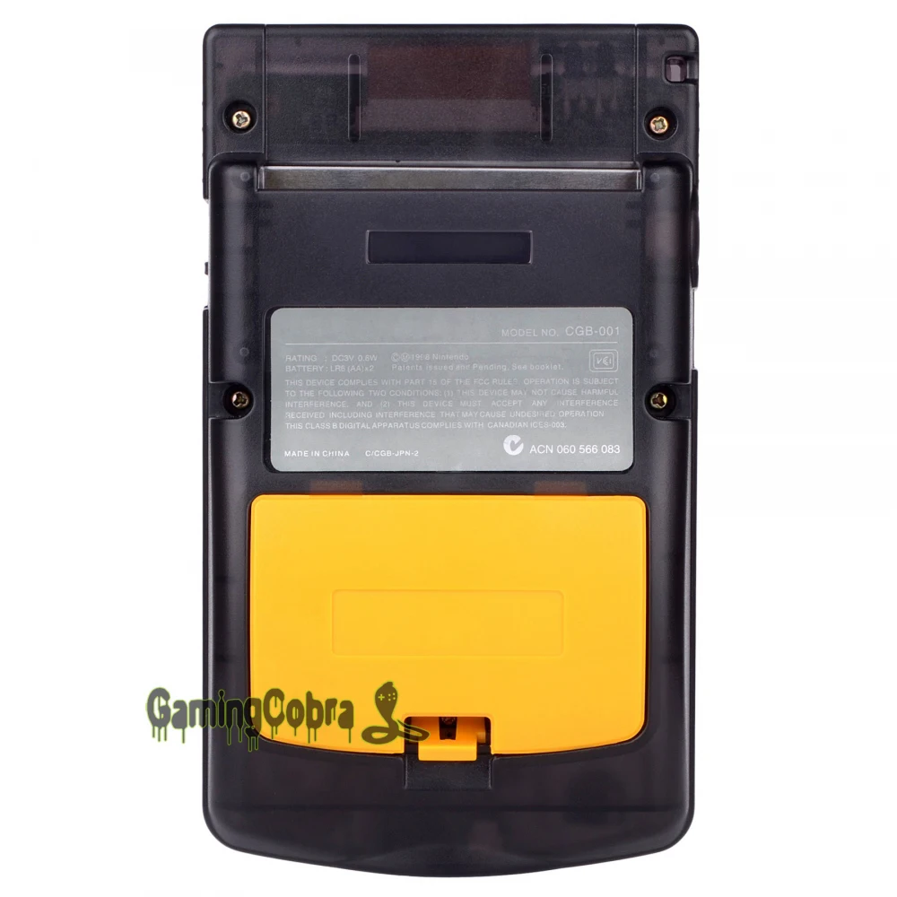 eXtremeRate Yellow Battery Door Cover Replacement Parts for Gameboy Color