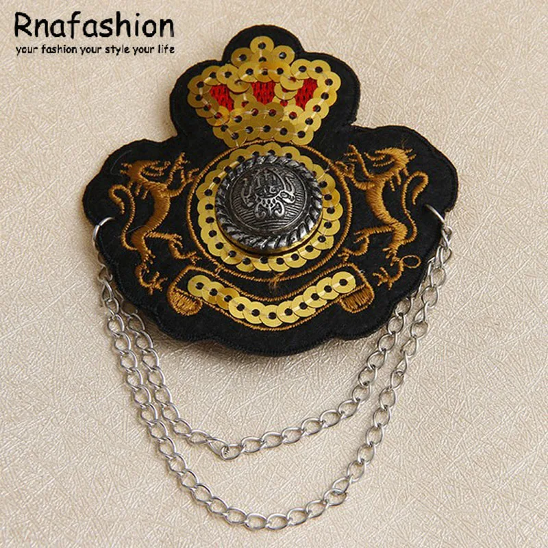 RNAFASHION Новое поступление антикварная брошь-заколка тассель цепь кардиган рубашка