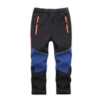 brand waterproof windproof boys girls pants warm trousers sporty climbing trousers children soft shell outfits 5 16 years old