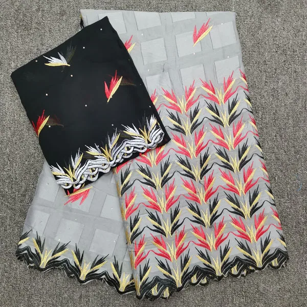 Новый дизайн африканская хлопчатобумажная кружевная ткань 2019 Высокое качество