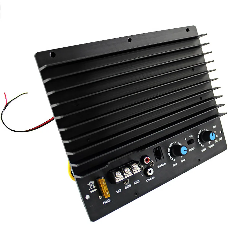 AIYIMA DC12V высокомощный автомобильный Бас Сабвуфер 1000 Вт усилитель для полного
