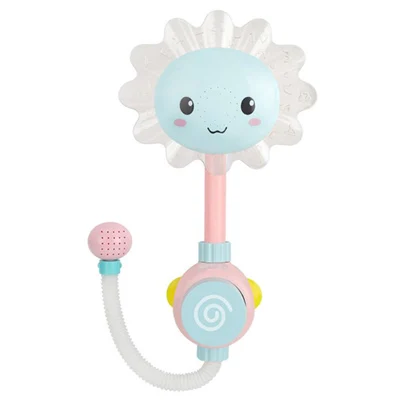 Blue-OPP bag Детские игрушки для ванной детские водные игрушки душевые поддоны для купания держатели-присоски спрей игры для ванны Ванная комната игрушки для детей - Цвет: Blue-OPP bag