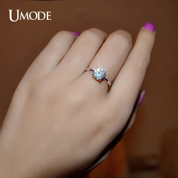 UMODE совершенно новые обручальные кольца с ореолом для женщин модные розовое