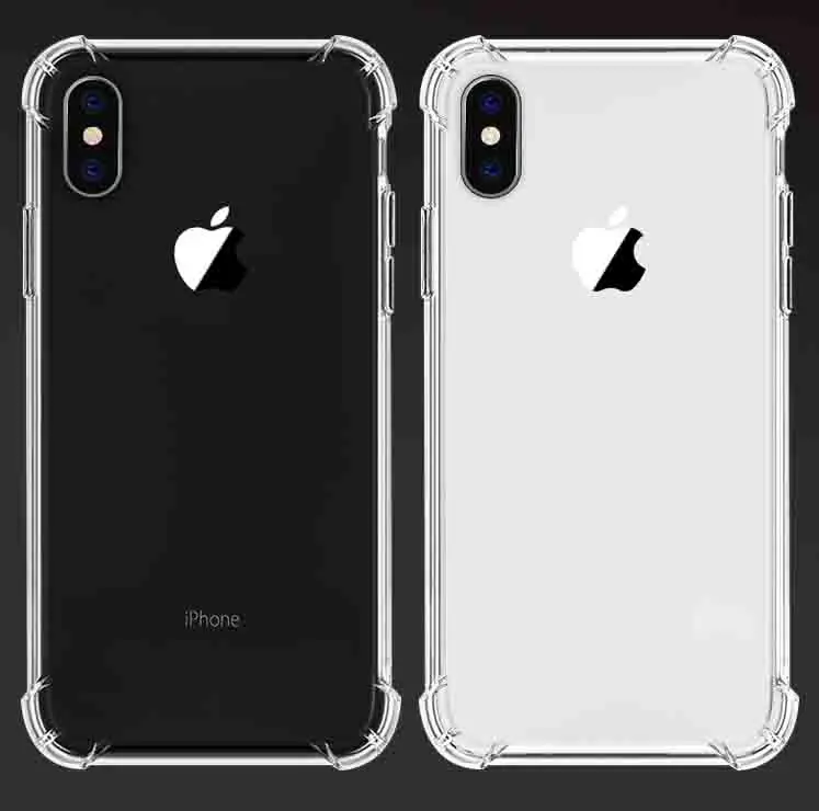Супер прозрачный мягкий чехол для телефона iPhone 6 6s 7 8 Plus Мягкий Прозрачный X XR XS MAX