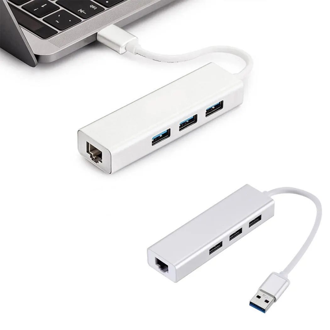4 в 1 Мини практичный Многофункциональный Порты usb Тип C 3 0 концентратор