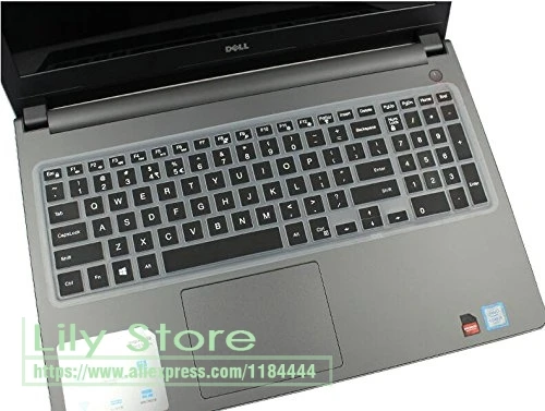 15 6/17 3 дюйма силиконовый чехол для клавиатуры ноутбука протектор Dell Inspiron 17