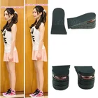 3-слойные стельки для увеличения роста 6 см, воздушные подушки, невидимые колодки с подъемом каблука