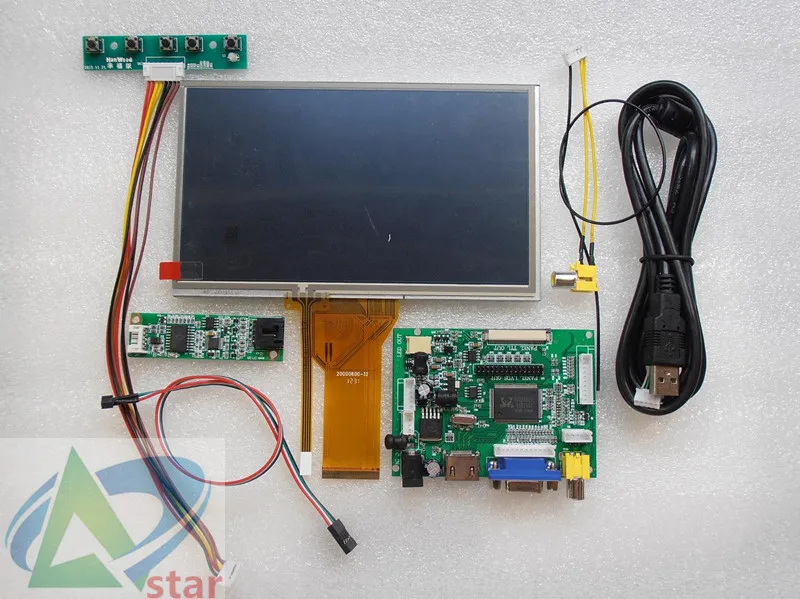 Дисплеи Raspberry pie 7-дюймовый цифровой ЖК-дисплей наборы для самостоятельной сборки