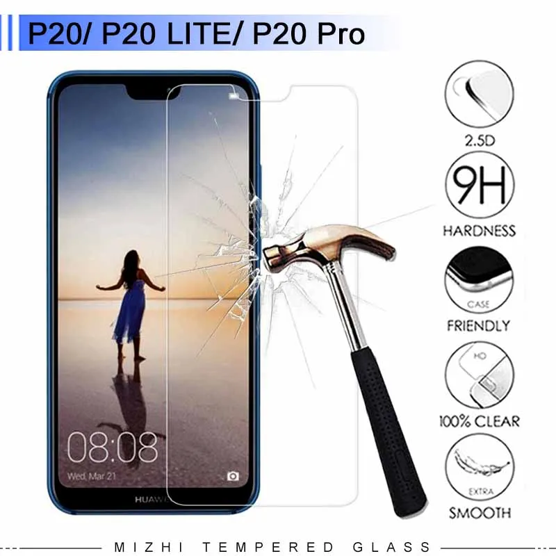 Стекло для huawei P20 Lite стекло P20 Plus Pro Закаленное стекло Защитная пленка 9H 2.5D защита Премиум