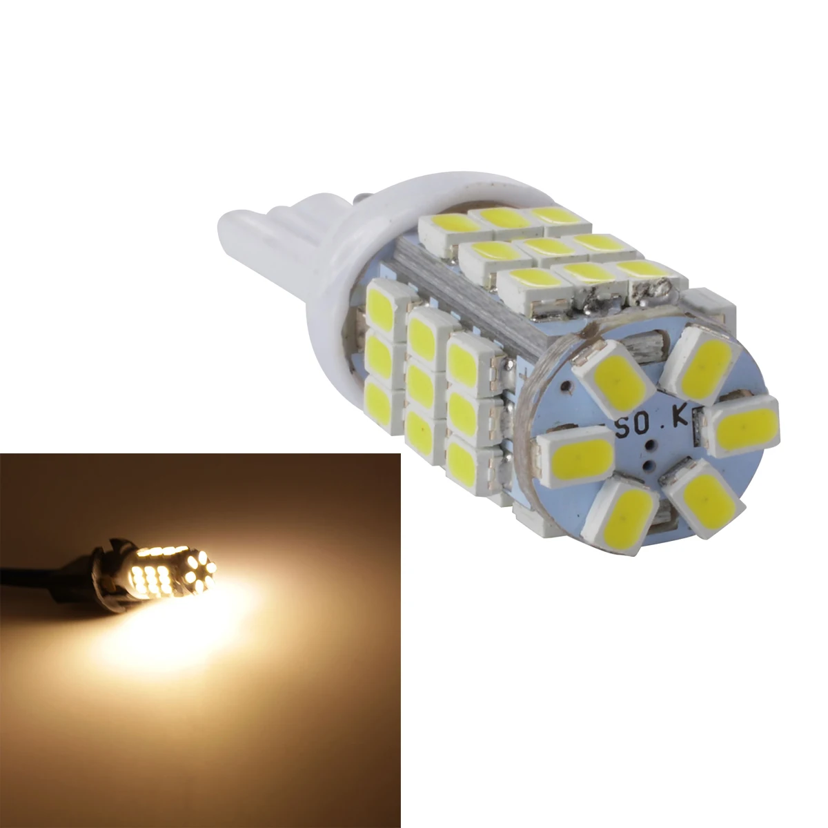 Высокое качество 10 шт./лот 12В 42SMD 1210 Автомобильные светодиодные лампы интерьерные