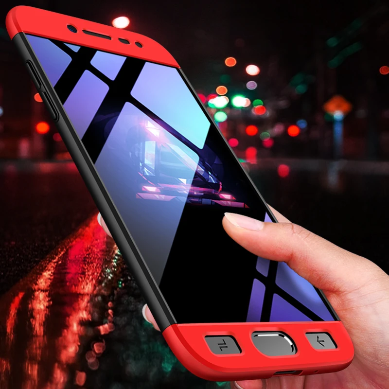 Чехол полностью защищающий телефон для Samsung Galaxy J2 Pro 2018 роскошный противоударный