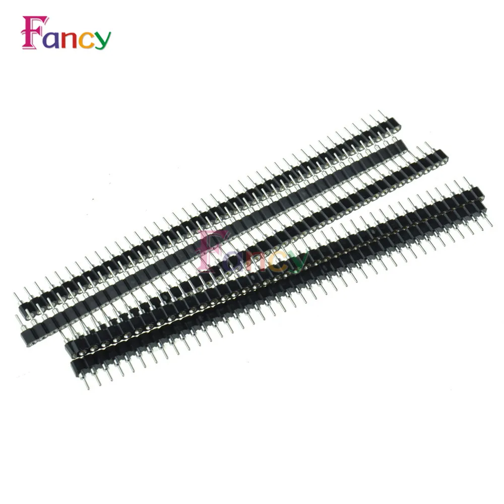

10 Pcs Single Row 40Pin 2.54mm Round Female Pin Header