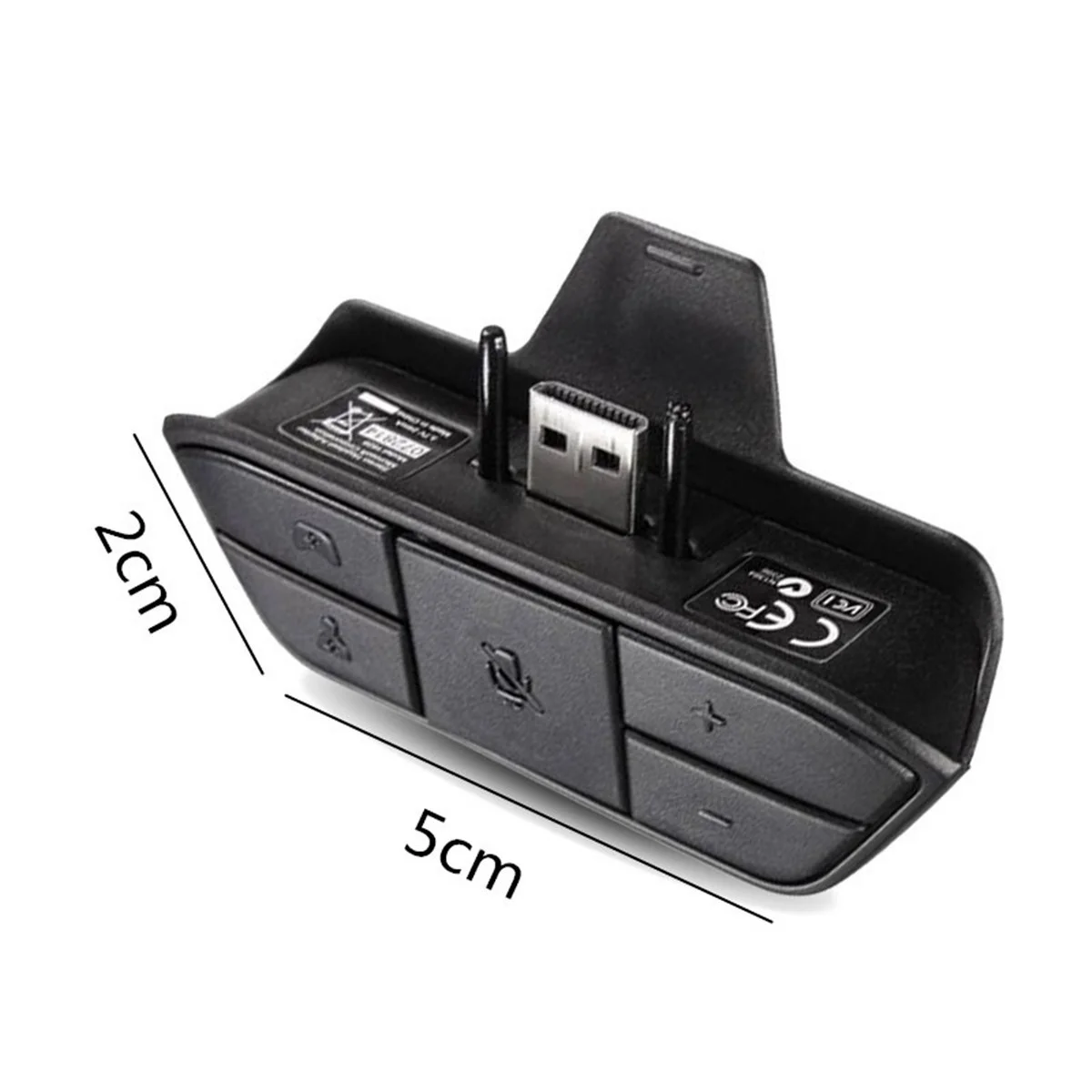 Черный стерео гарнитура адаптер аудио конвертер наушников для Microsoft Xbox One