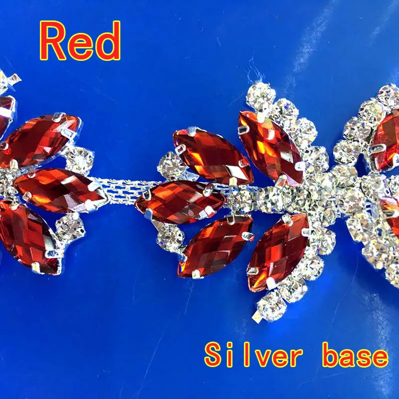 Прямые продажи с завода! Пришивная цепочка стразы из прозрачного стекла