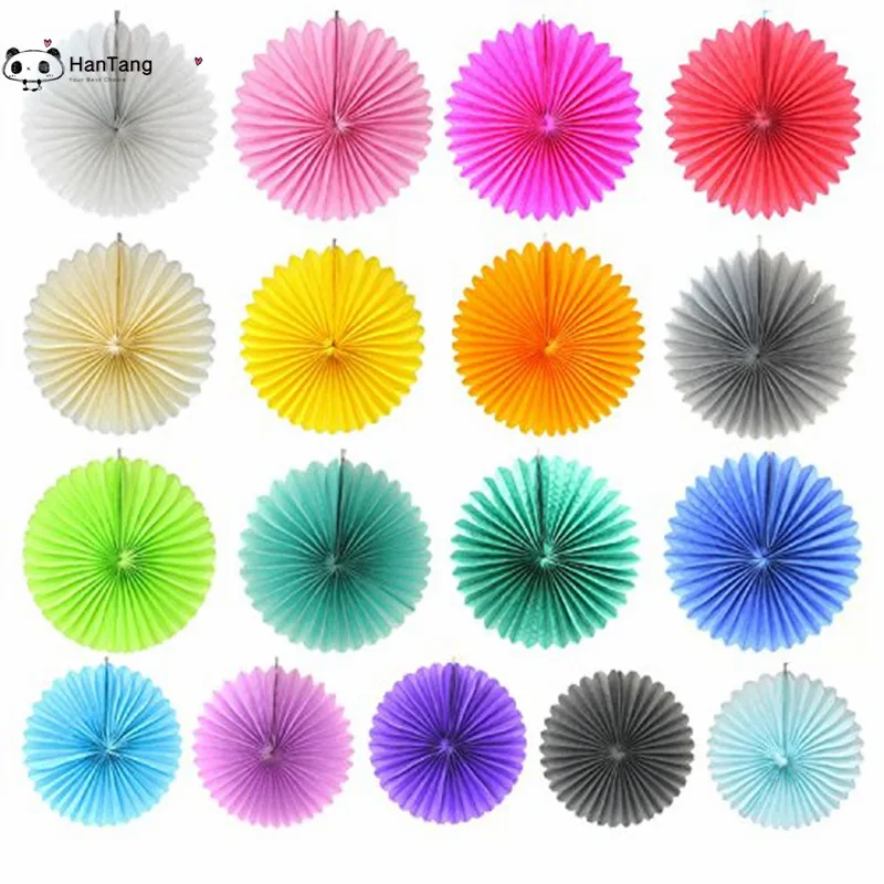 Декоративные бумажные изделия для свадебной вечеринки 20 см 25 вентиляторы DIY