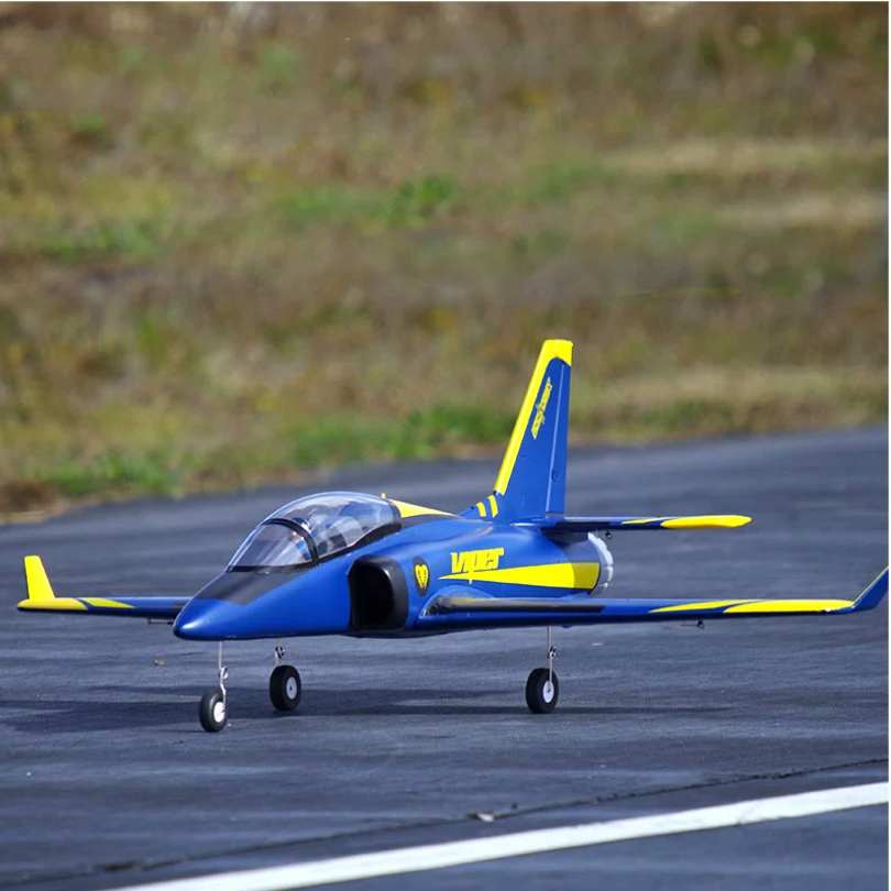 FMS 70 мм Ducted Fan EDF Super Viper Jet Trainer Blue 6S 6CH с убирающими клапанами EPO PNP RC модель
