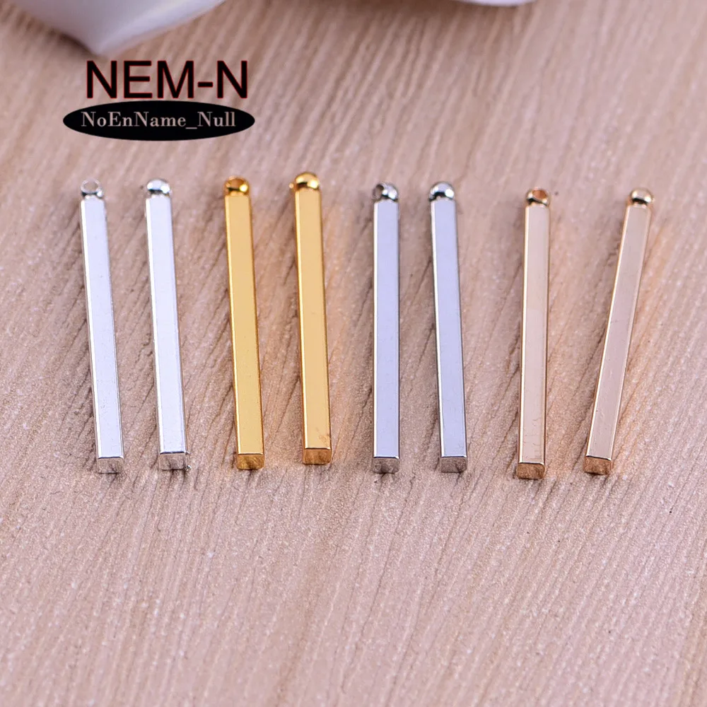 Подвеска для ожерелья с длинной круглой головой в виде пирса 20 шт. размеры 2*25 мм