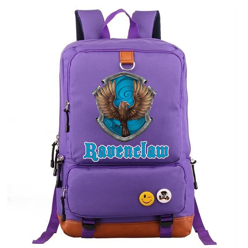 29 Школьный Рюкзак Hufflepuff Slytherin Gryffindor для мальчиков и девочек, женский рюкзак, школьные сумки для подростков, Холщовый мужской студенческий рюкзак - Цвет: 29