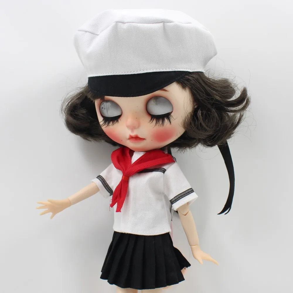Ледяной DBS Blyth кукла licca тело кампус костюм Сакура Униформа шляпа моряка|clothes 1/6|1/6