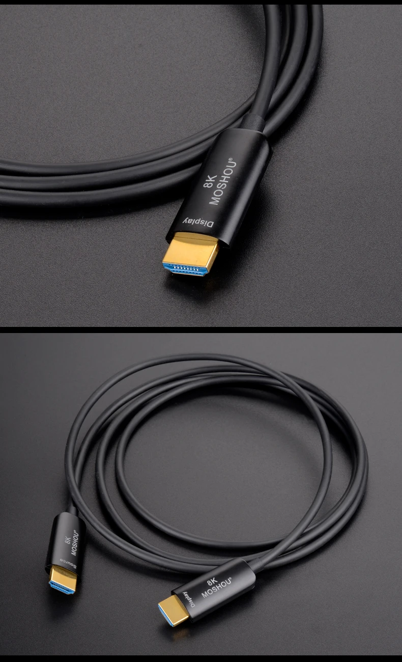 Оптический HDMI кабель 2,1 8K Dolby Vision 60Hz 4K HDR 4:4:4 ARC 48Gbs Ultra-HD(UHD) Аудио Ethernet шнур без потерь MOSHOU усилитель