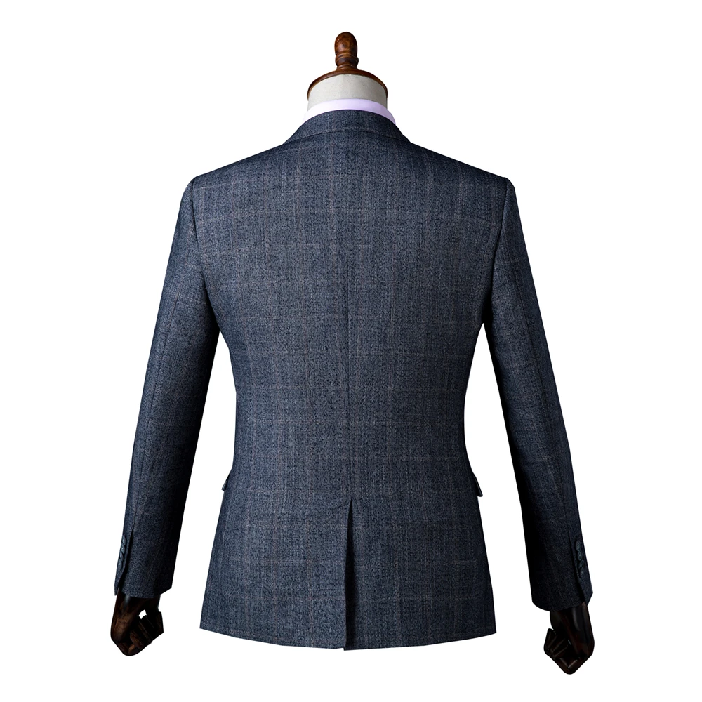OSCN7 2019 клетчатые Костюмы Под заказ Для мужчин Slim Fit Свадебная вечеринка s