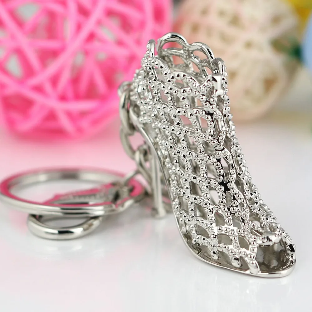 Брелок кольцо для ключей на высоком каблуке изысканный креативный модный