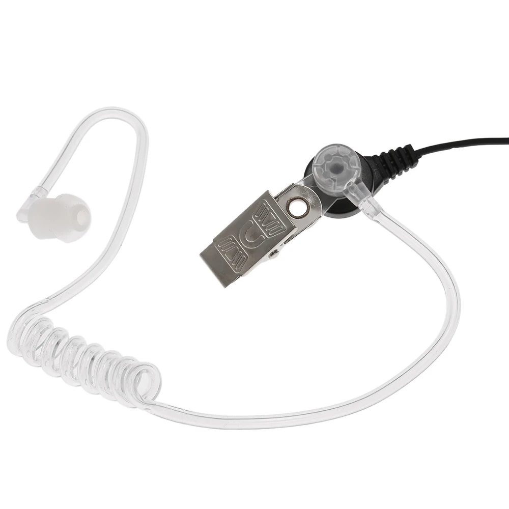 Двухконтактная Акустическая трубка гарнитура с микрофоном PTT для Motorola