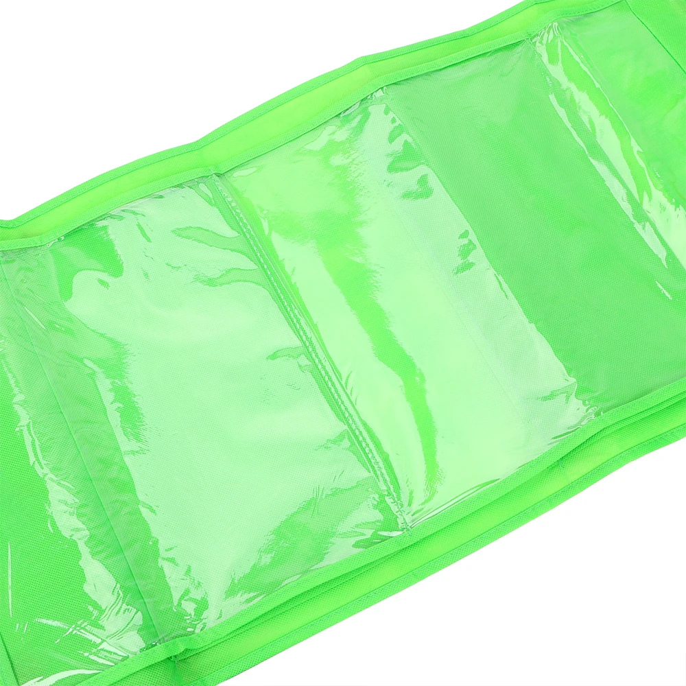 4 цвета 6 карманов Сумки из натуральной кожи кошелек хранилище мешок висит книги