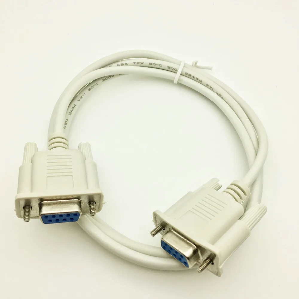 Новый 1 5 M Серийный RS232 9 Pin Женский DB9 контактный кабельный удлинитель для