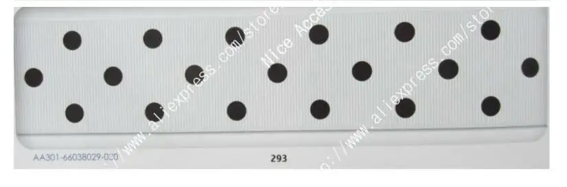 45 1-1/2 ''38 мм полиэстер горошек печатные корсажная лента пятна dotty ленты для волос аксессуары - Цвет: 45