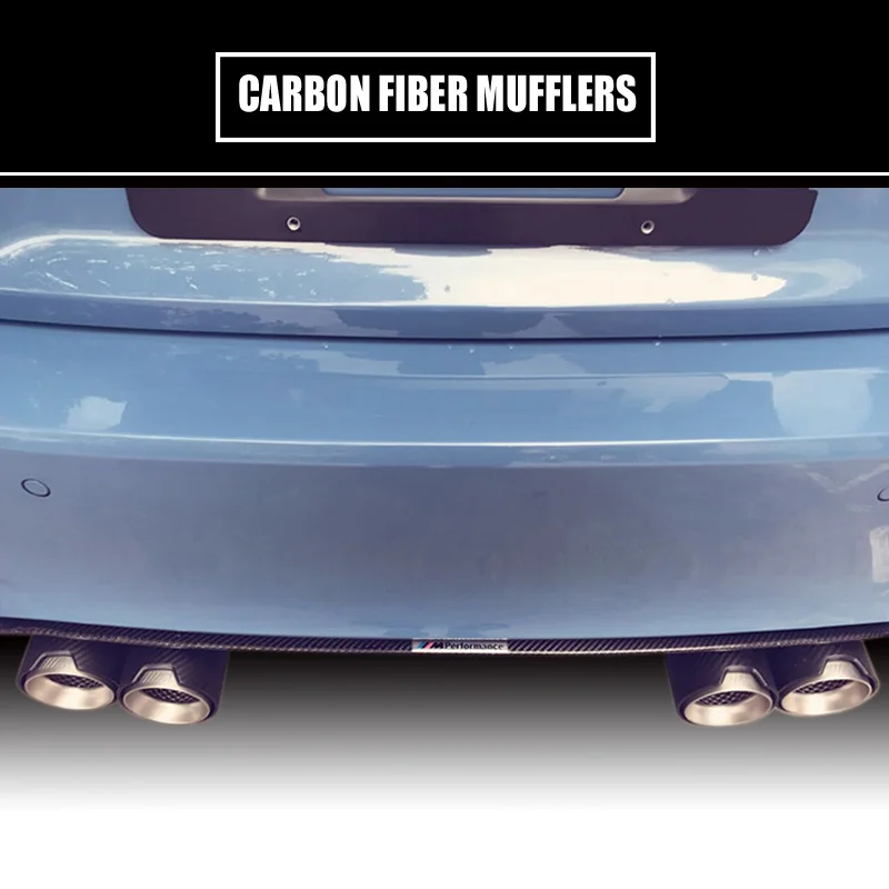 Наконечники из углеродного волокна для BMW M2 M3 M4 M135i M235i M140i M240i матовые/глянцевые 1