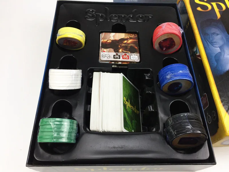 Splendor настольная игра Пасьянс драгоценный камень торговый город версия Базовая