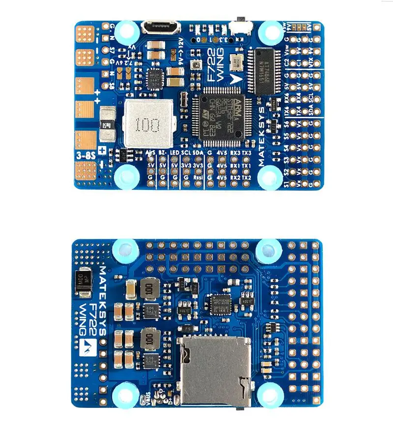 Matek System F722-WING игровые джойстики STM32F722RET6 со встроенным серверный компьютером с