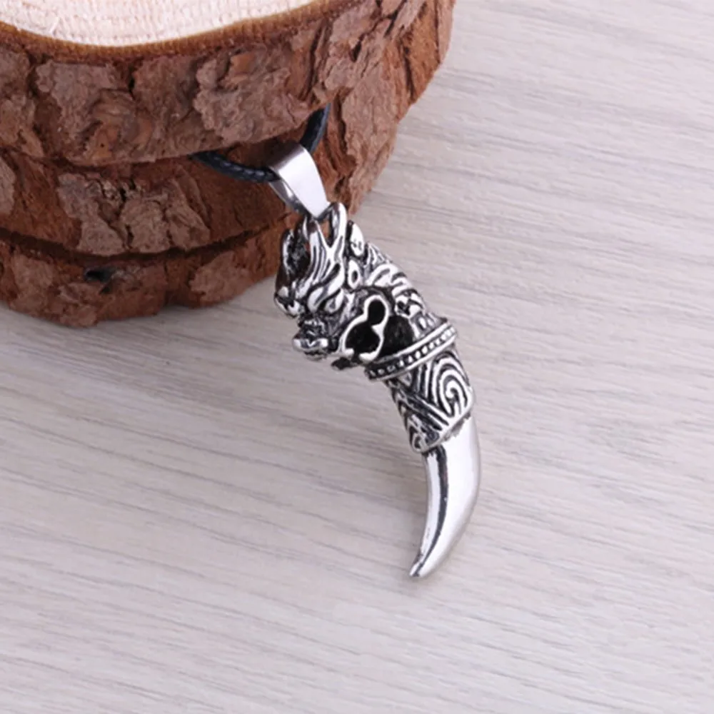 Мужские кулоны в форме волка из нержавеющей стали стиле панк 1 шт.|necklace jewelry|fashion