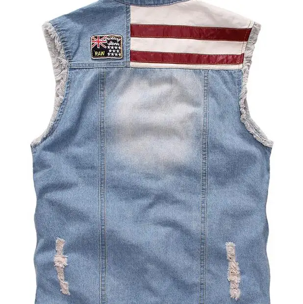 Slim Coat Brand Clothing casual Men Sleeveless Jacket 2015 Spring New Korean Fit Casual Denim Outdoor Sports | Мужская одежда