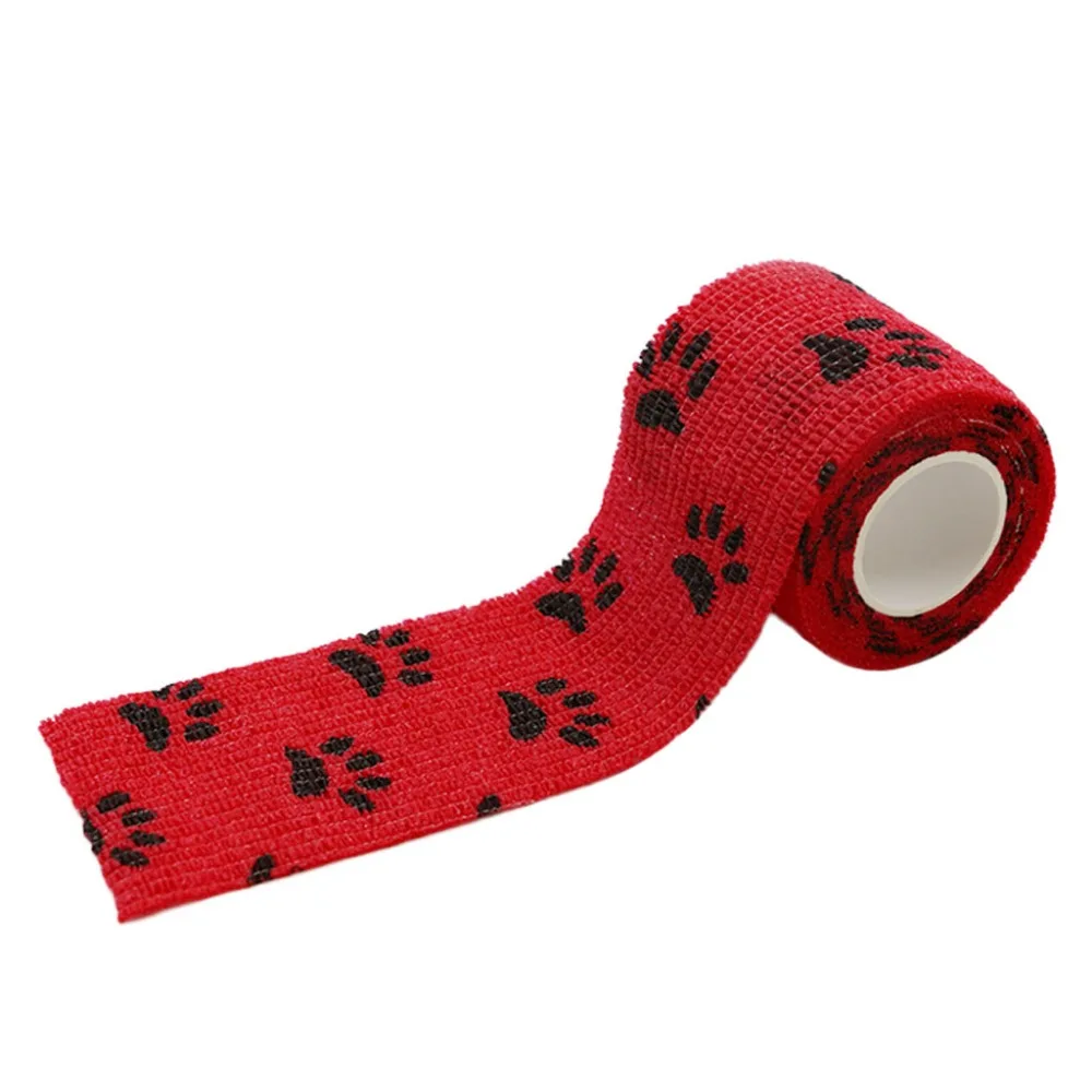 

MUMIAN Self Adhesive Wrap Bandage Tape Pet Flexible Cartoon Printed First Aid 5cmx4.5m