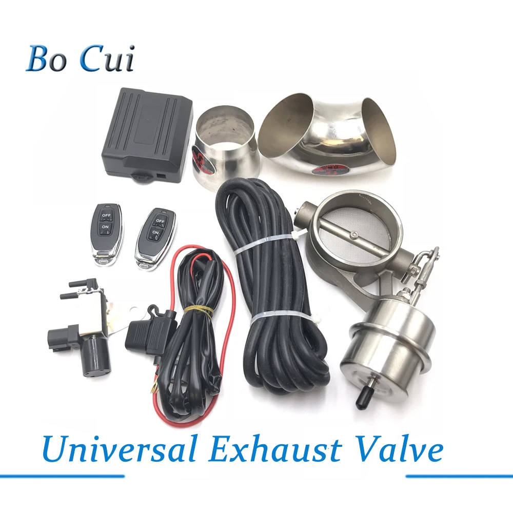 Набор клапанов для контроля выхлопа автомобиля с вакуумным приводом вырез трубы