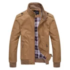 Прямая поставка, мужская куртка-бомбер, деловая облегающая однотонная мужская куртка, пальто, верхняя одежда AXP162