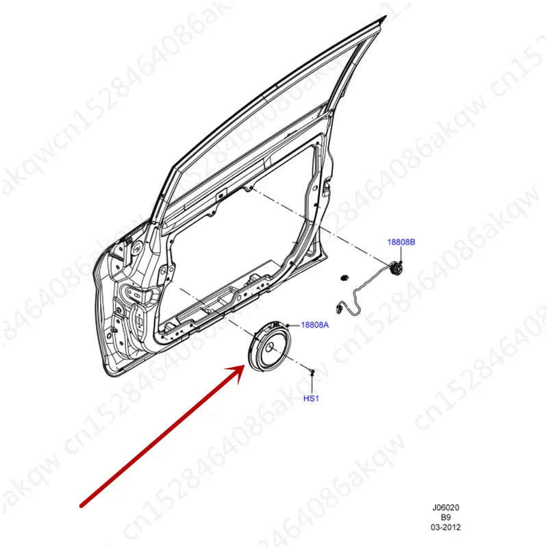 Автомобильный низкочастотный динамик подходящий для 2010Fo rdF oc us2015