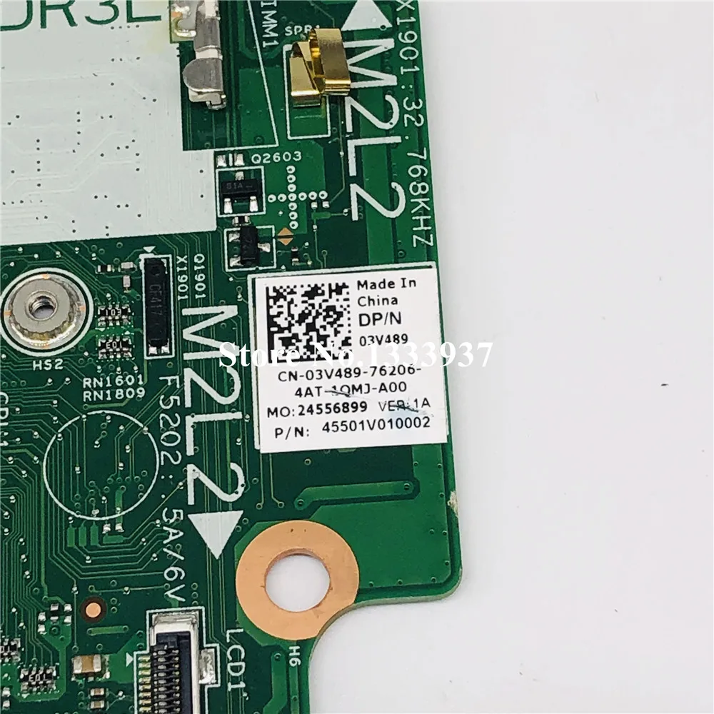 CN-03V489 03V489 3V489 для Dell Inspiron 11 7347 7348 3148 Материнская плата ноутбука I5-4210U 13321-1 кнопка