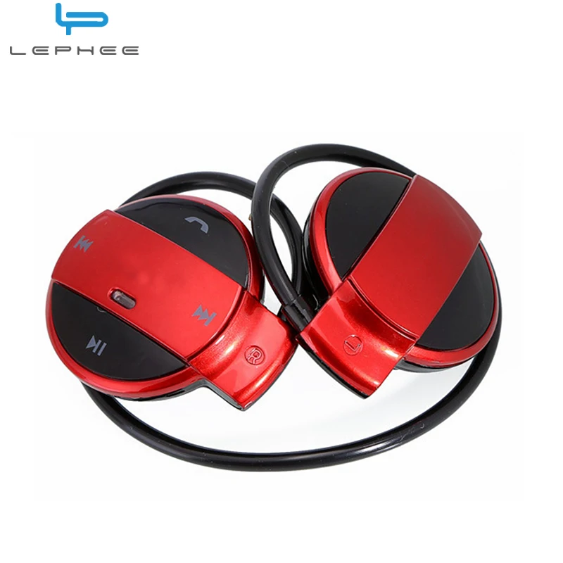 Lephee мини 501 Беспроводной Bluetooth гарнитура Спорт запуск шейным наушники для iPhone Samsung