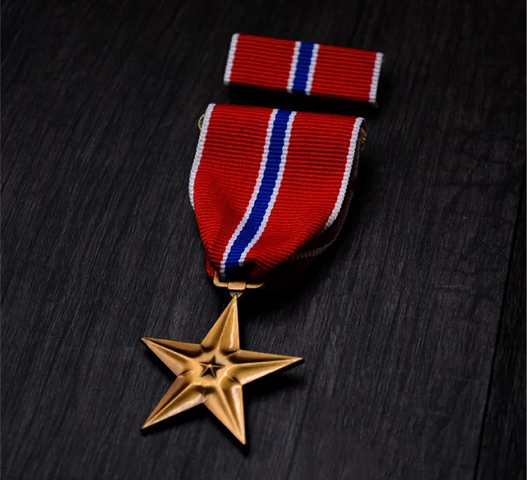 Прямая, высшее качество, американская армия США, фиолетовое сердце, военная медаль, нагрудный бейдж, нагрудные медали с коробкой
