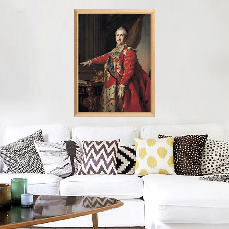 Tsarina Catherine II старомодный 5D DIY Алмазная картина полностью квадратная вышивка из