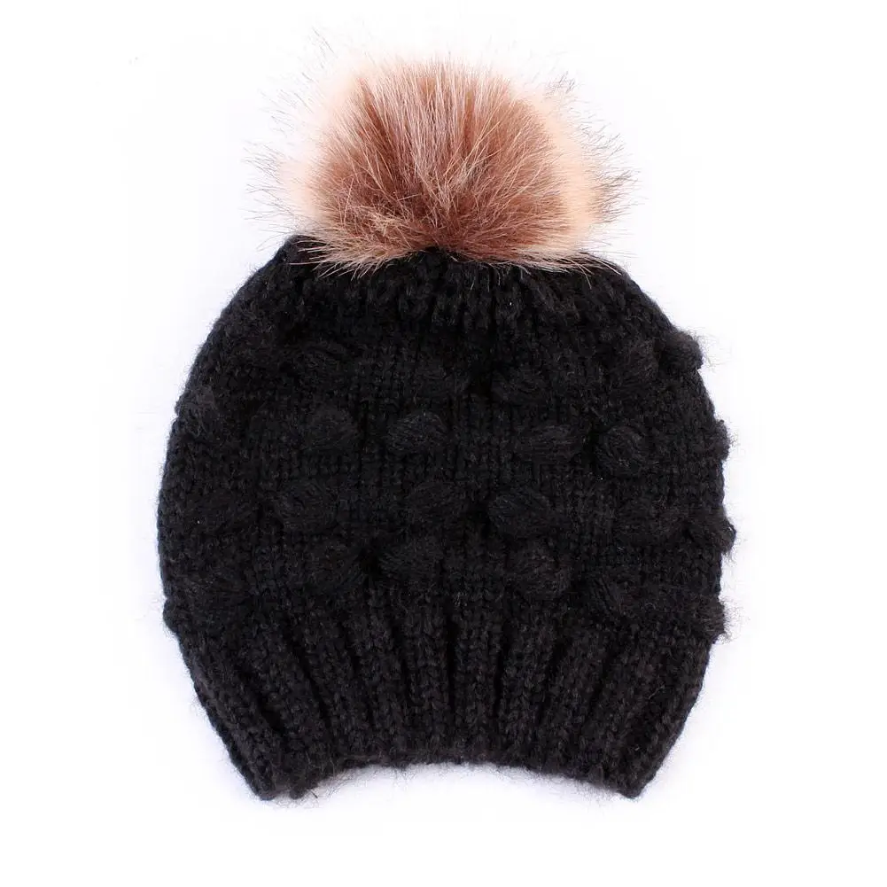 Пять цветов на выбор для новорожденного мягкий мохеровая шапочка детская